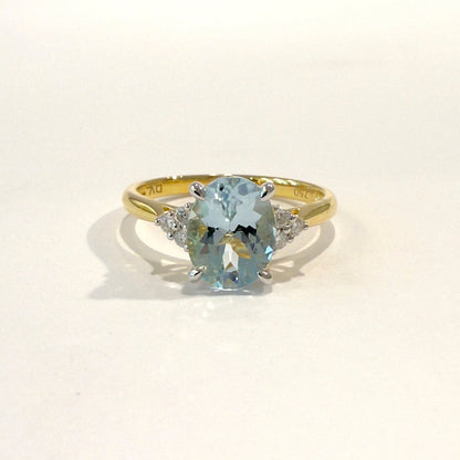 Aquamarine ring
