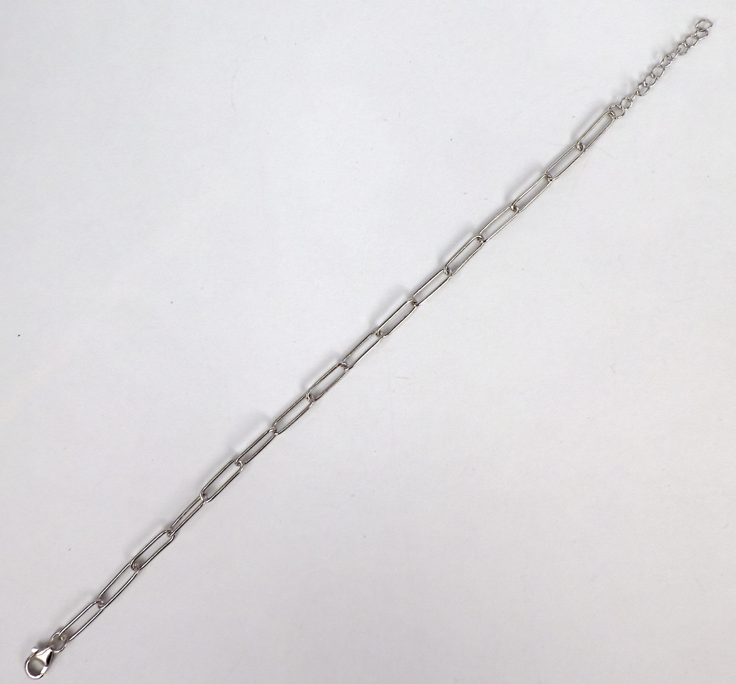 Sterling Silver Paperclip Bracelet