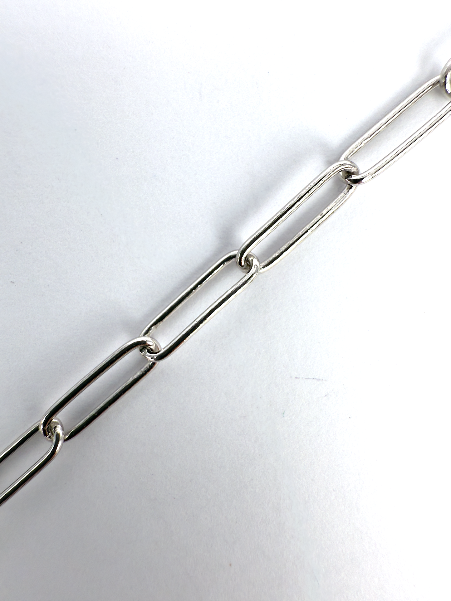 Sterling Silver Paperclip Bracelet