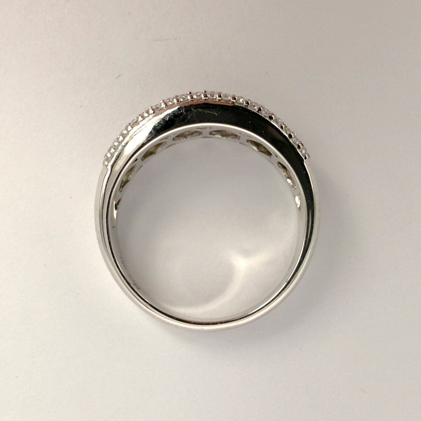 White gold ring