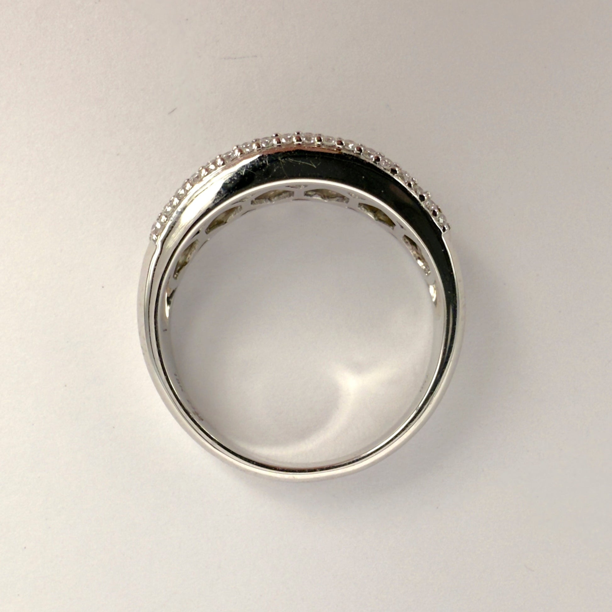 White gold ring